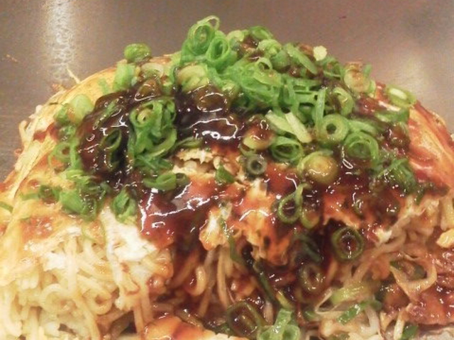 出来上がりの全部入り_お好み焼き 本家 村長の店