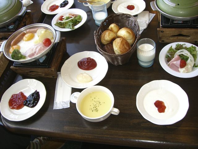 朝食は良かったです_知床夕陽のあたる家