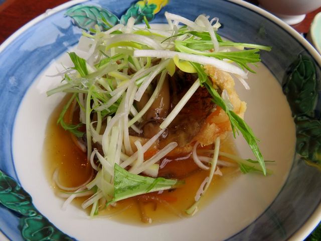 メイン料理の白身魚の甘酢あんかけ_第一ホテル両国