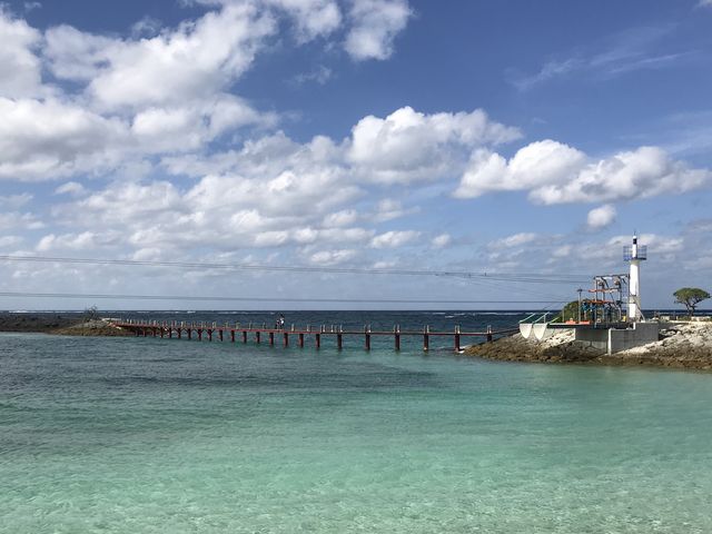 海が本当に綺麗で景色は最高!_PANZA沖縄