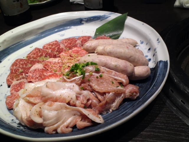 ソーセージうまかった_熟成焼肉 八億円