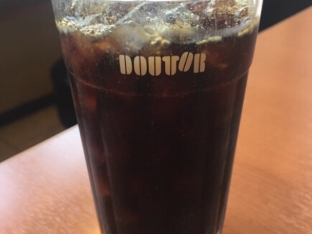 アイスコーヒーです。_ドトールコーヒーショップ新高円寺店
