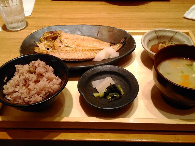 「甘鯛の昆布じめ焼き定食」です_五穀 千葉NT店