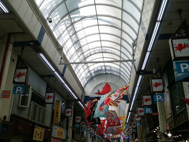 活気がありました_明石 魚の棚