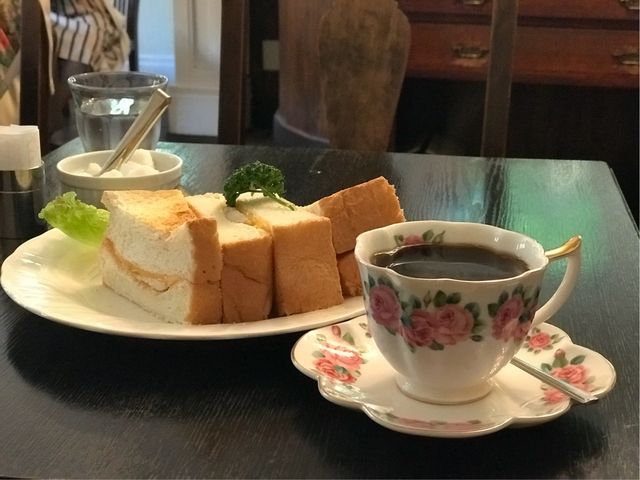 【えの木てい】クロックマダムとローズコーヒー_えの木てい