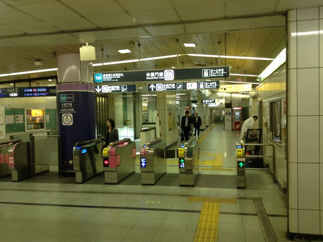 改札口_東京メトロ半蔵門線清澄白河駅