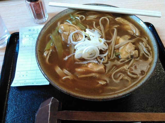 カレー南蛮_たけ川きそば店