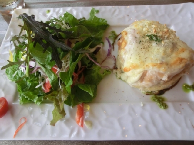 「広島牡蠣のパングラタンモーニングセット」_Cafe Ponte ITALIANO