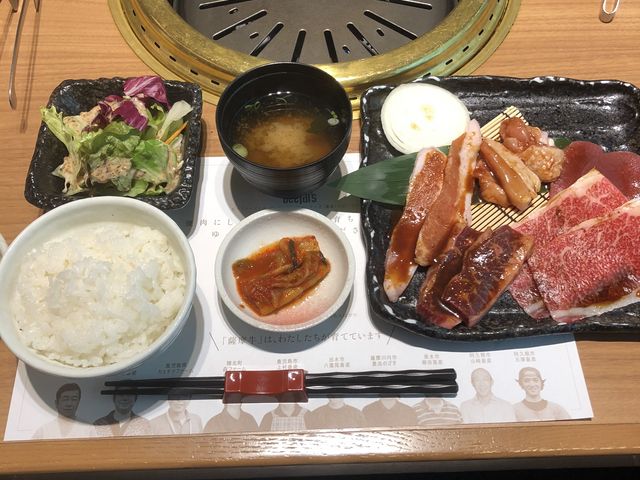 ボリュームランチを、いただきました。_黒毛和牛焼肉 ビーファーズ 光明池牧場