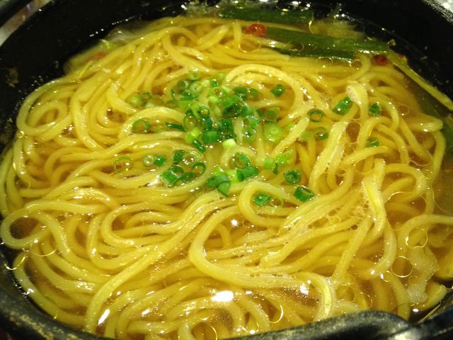 もつ鍋の〆ラーメン_本陣串や 豊中服部店