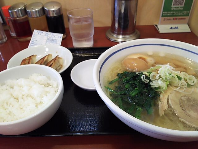 味玉塩ラーメンセット_東秀花小金井店