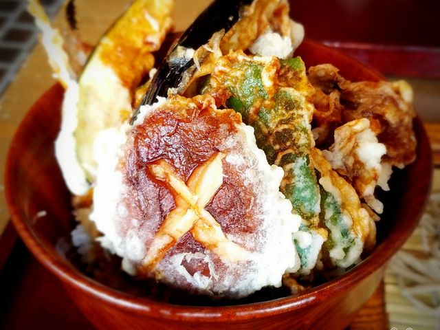 セットの天丼_福寿庵本店