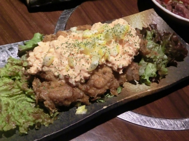 「自家製タルタルソースのチキン南蛮 」_鶏家 六角鶏 堺東駅前店