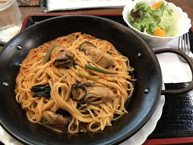 冬限定の牡蠣パスタ_グリーン&グリーン
