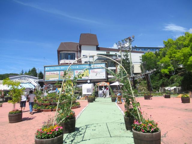 ホテルへと続く通路_池の平ホテル