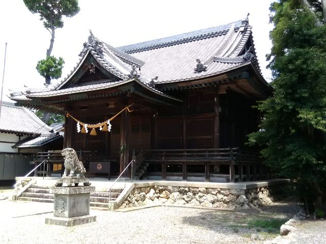 拝殿_二川八幡神社