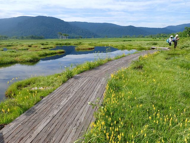 尾瀬ヶ原の遊歩道_尾瀬ケ原