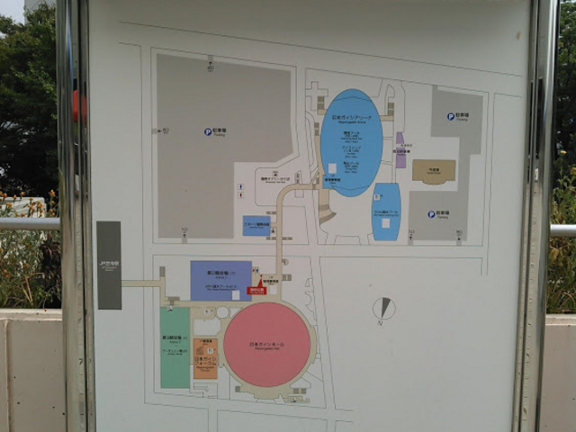 ガイシホール施設説明板_日本ガイシホール