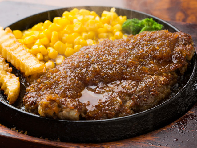 ホルモンハンバーグ_ばさら