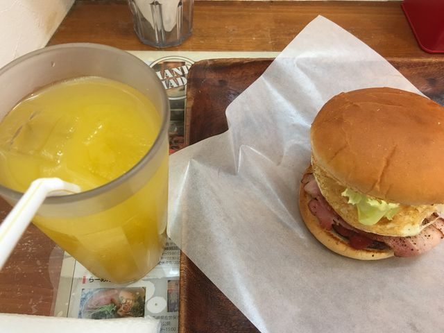 ベーコンエッグバーガー_Big Man佐世保店