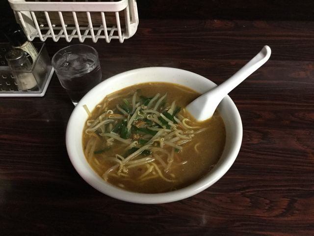 味噌ラーメン(\550)_龍泉食堂