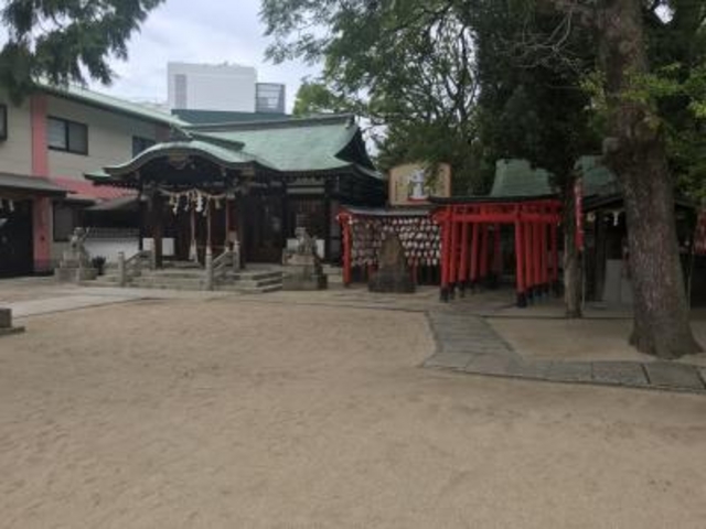 落ち着いた境内_素盞嗚神社