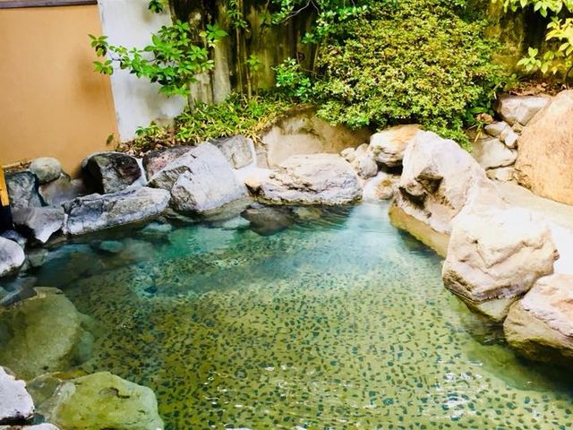 植木温泉郷 平山旅館露天風呂_植木温泉