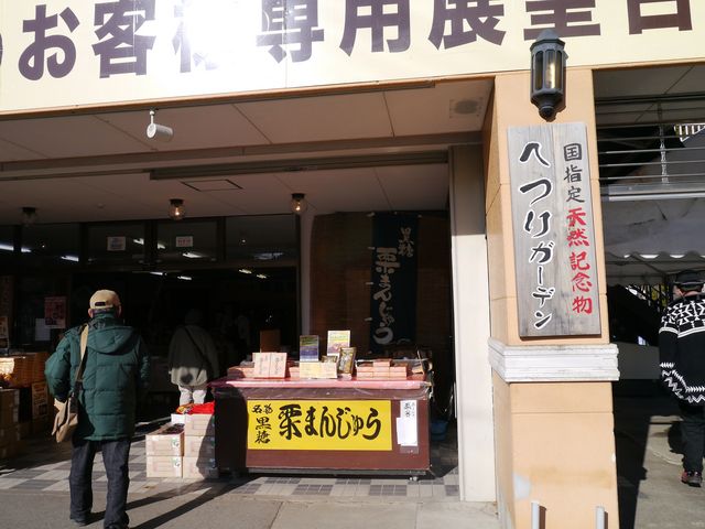 栗まんじゅうが有名_へつりガーデン