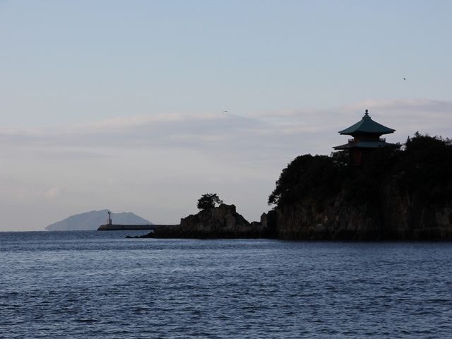 夜明けの弁天島。_弁天島