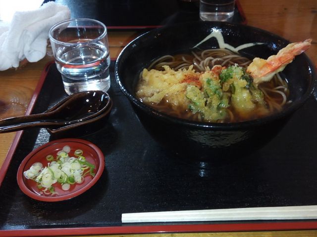 えび天そば_そば処鹿林