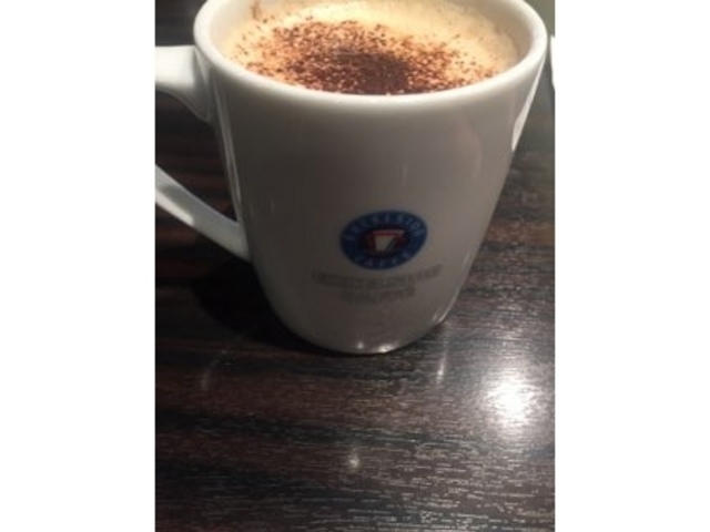 カプチーノです。_エクセルシオールカフェ吉祥寺サンロード店