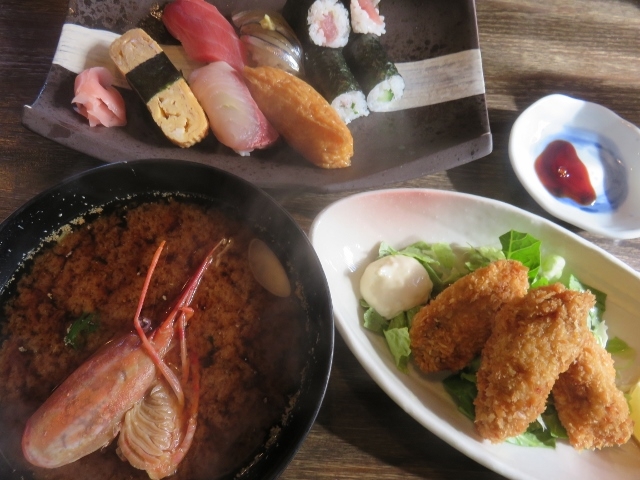 かきフライ定食_あおきや
