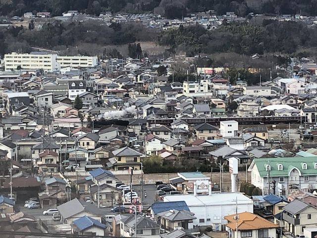 レストランからは、景色が良くSL運転日には、迫力が有るSLが良く見えます。_ナチュラルファームシティ農園ホテル