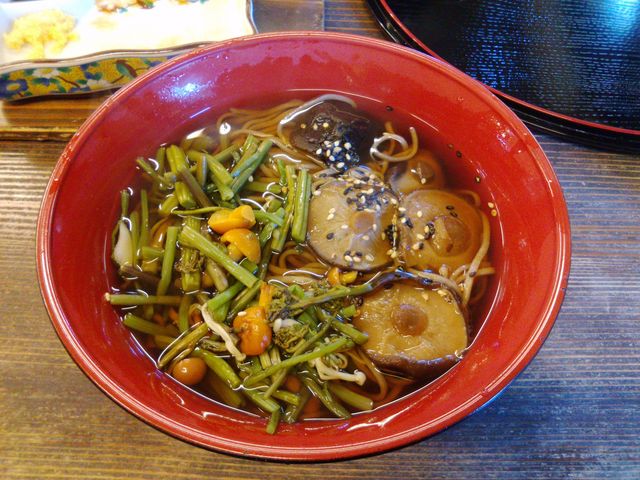 椎茸そば_手造りの店 さとう