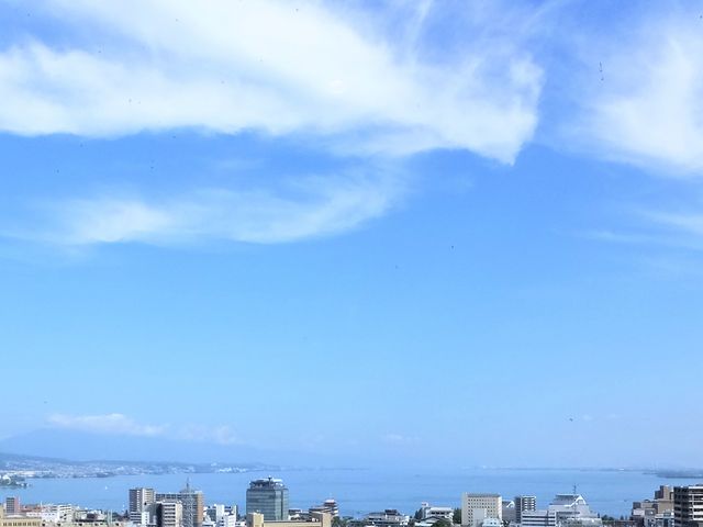 駐車場のベンチから撮影_大津サービスエリア(上り線)