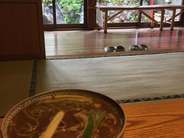 カレー南蛮そば_竹老園 東家総本店