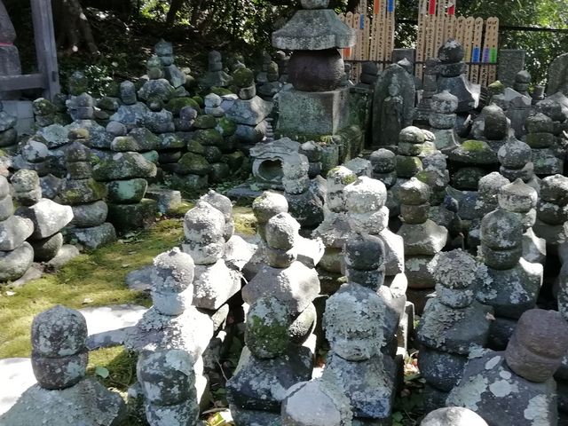 夥しい数の五輪塔です_杉本寺 五輪塔群