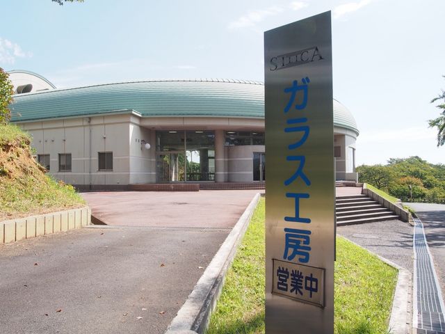 入り口です_ガラス工房シリカ