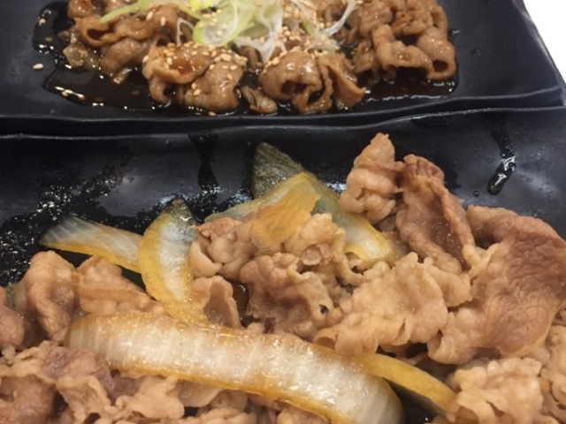 肉尽くしです。_吉野家上野駅前店