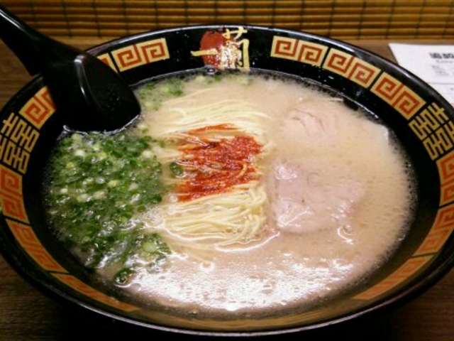 基本のラーメン_一蘭 道頓堀店本館
