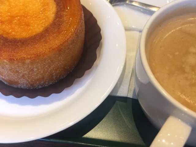 バウムブリュレです。_キッサカバ PRONTO プロント 東日本橋店