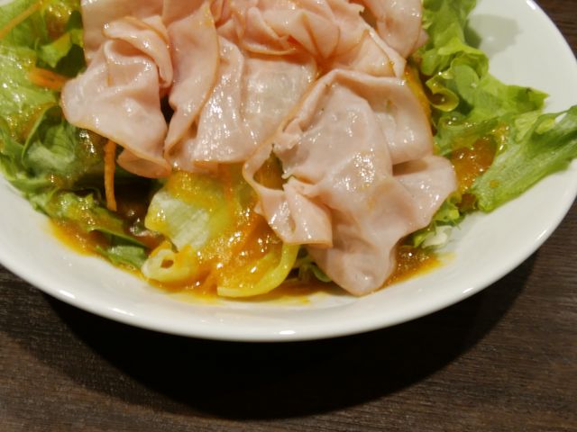 スライスハムサラダ_カレーハウスCoCo壱番屋藤枝国一店