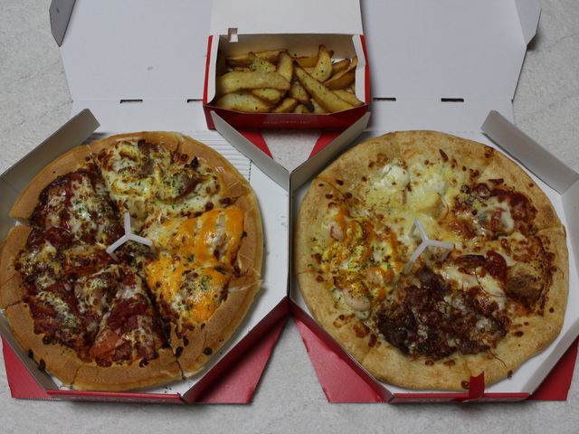 熱々でおいしかったです_ピザハット 旭川末広店(Pizza Hut)