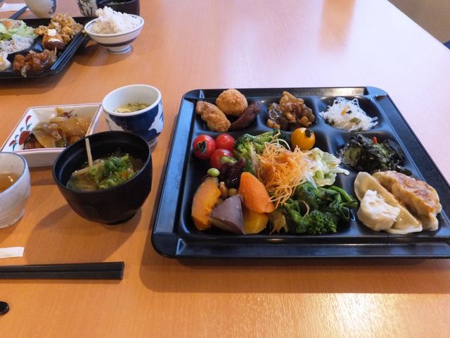 自然素材を活かしたおいしい料理が多かった。_東光園