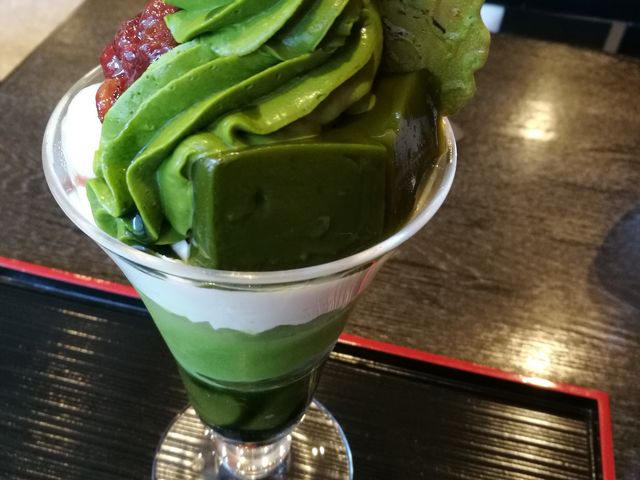 抹茶パフェ!_京煎堂