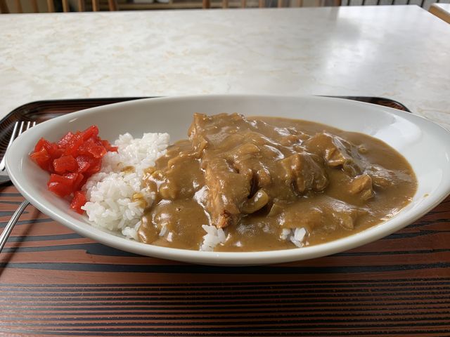 カツカレー_嵯峨野食堂