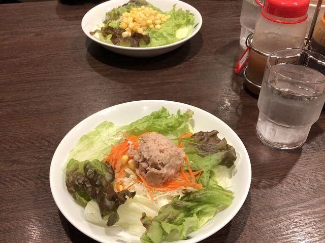 ツナサラダとコーンサラダ♪_カレーハウスCoCo壱番屋穂積店