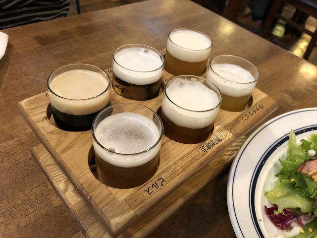 ビールの味比べ。_御殿場高原ビール