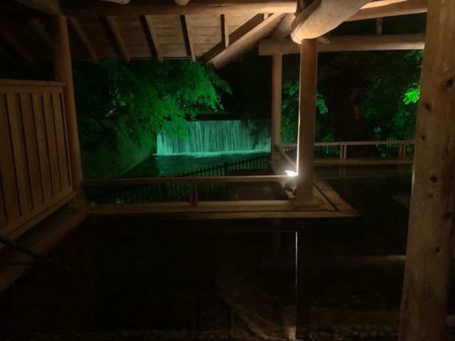 露天風呂 森のこだま_四万たむら