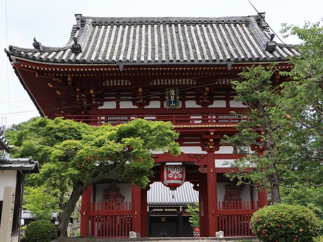 仁王門。_宝塔寺